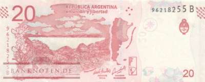 Argentina - 20  Pesos (#361-2-B_UNC)