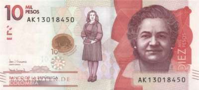 Colombia - 10.000  Pesos (#460f_UNC)