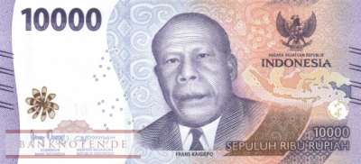Indonesia - 10.000  Rupiah (#165c_UNC)